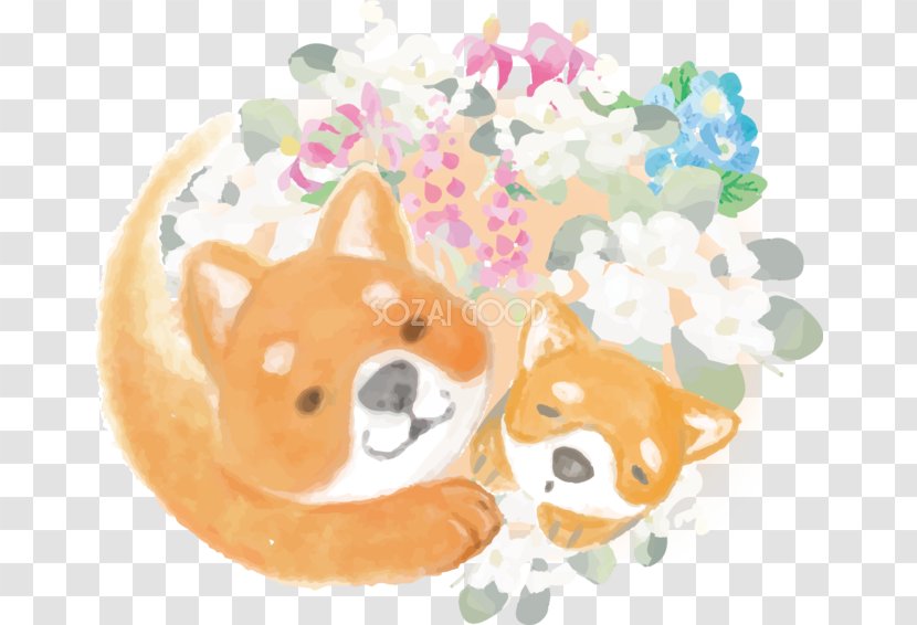 Pomeranian Puppy 亲子关系 Parent 乐游旅行社股份有限公司 - Watercolor - Dog Illust Transparent PNG