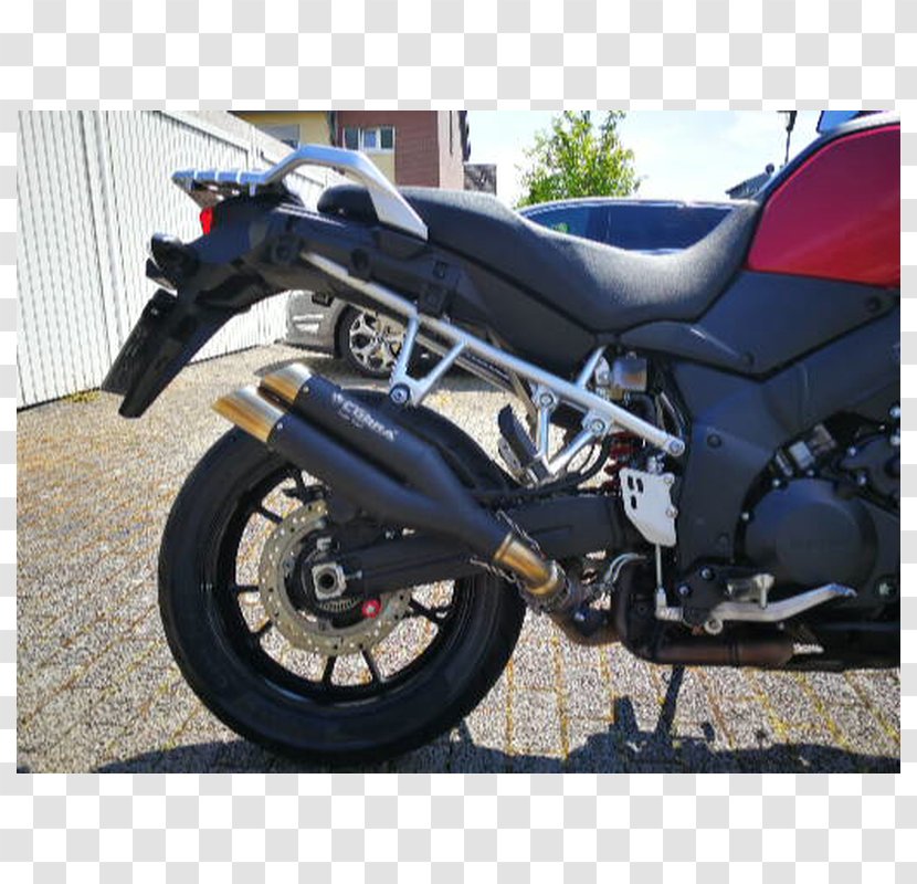 Tire Exhaust System Suzuki V-Strom 1000 Motorcycle - Vehicle Transparent PNG