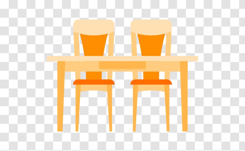 Table Chair Dining Room Furniture Icon - Double Transparent PNG
