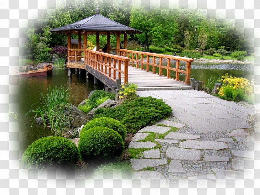 Landscape Bridges Japanese Garden Landscaping - Outdoor Structure - Design Transparent PNG