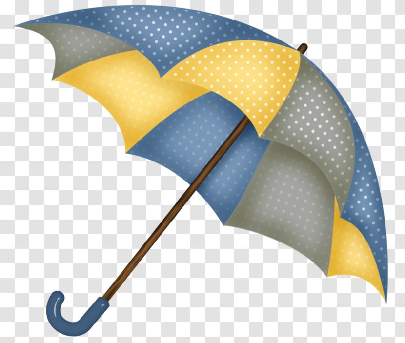 Umbrella Rain - Yellow Transparent PNG