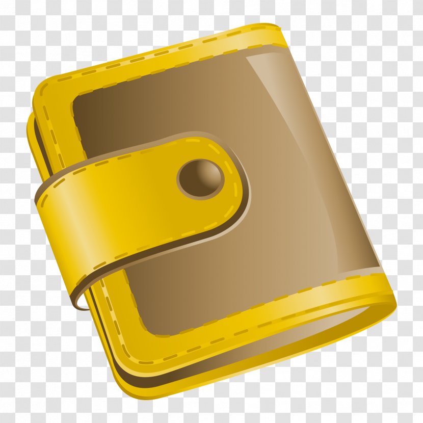 Payment Artikel Buyer Bargeldloser Zahlungsverkehr Delivery - Gold Retro Wallet Card Package Transparent PNG