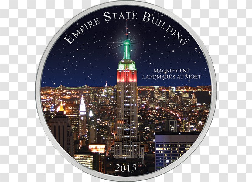 Empire State Building Cameroon Silver Coin - Banknote Transparent PNG