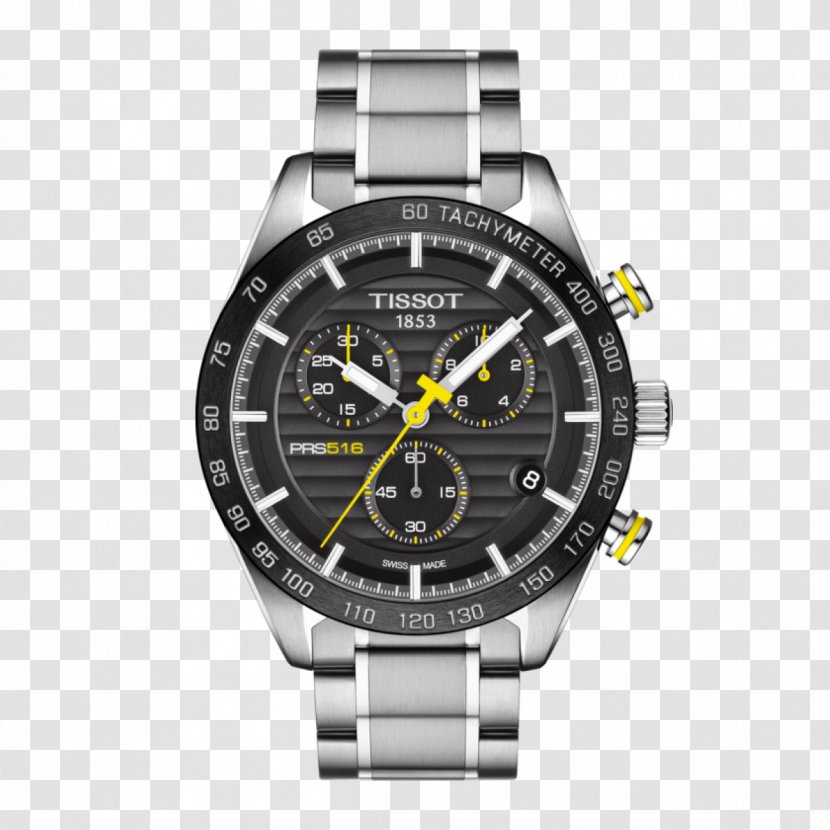Le Locle Tissot Men's PRS 516 Chronograph Watch - Water Resistant Mark Transparent PNG