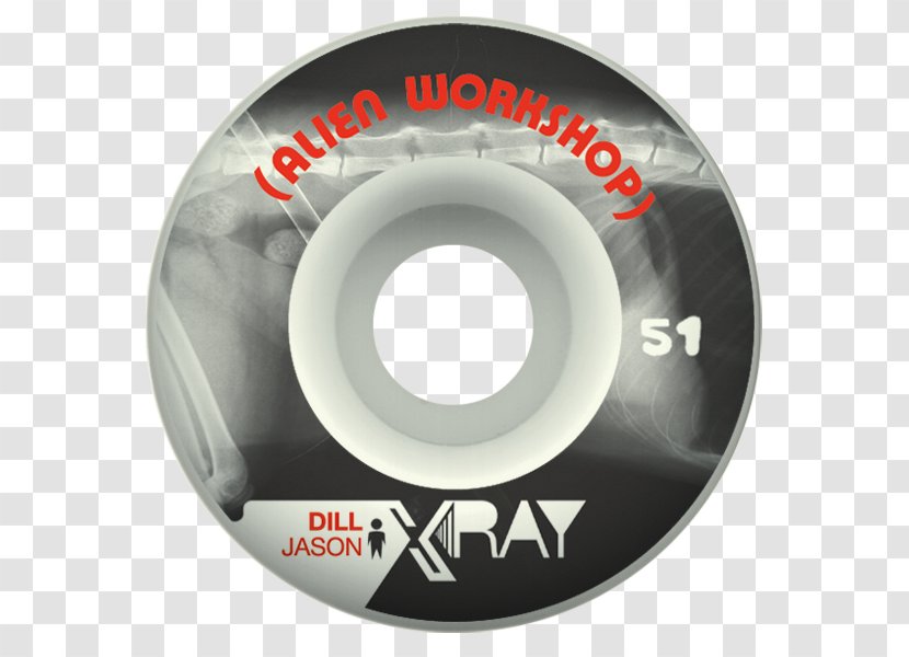 Alien Workshop Skateboarding Alloy Wheel - Jason Dill - Skateboard Transparent PNG