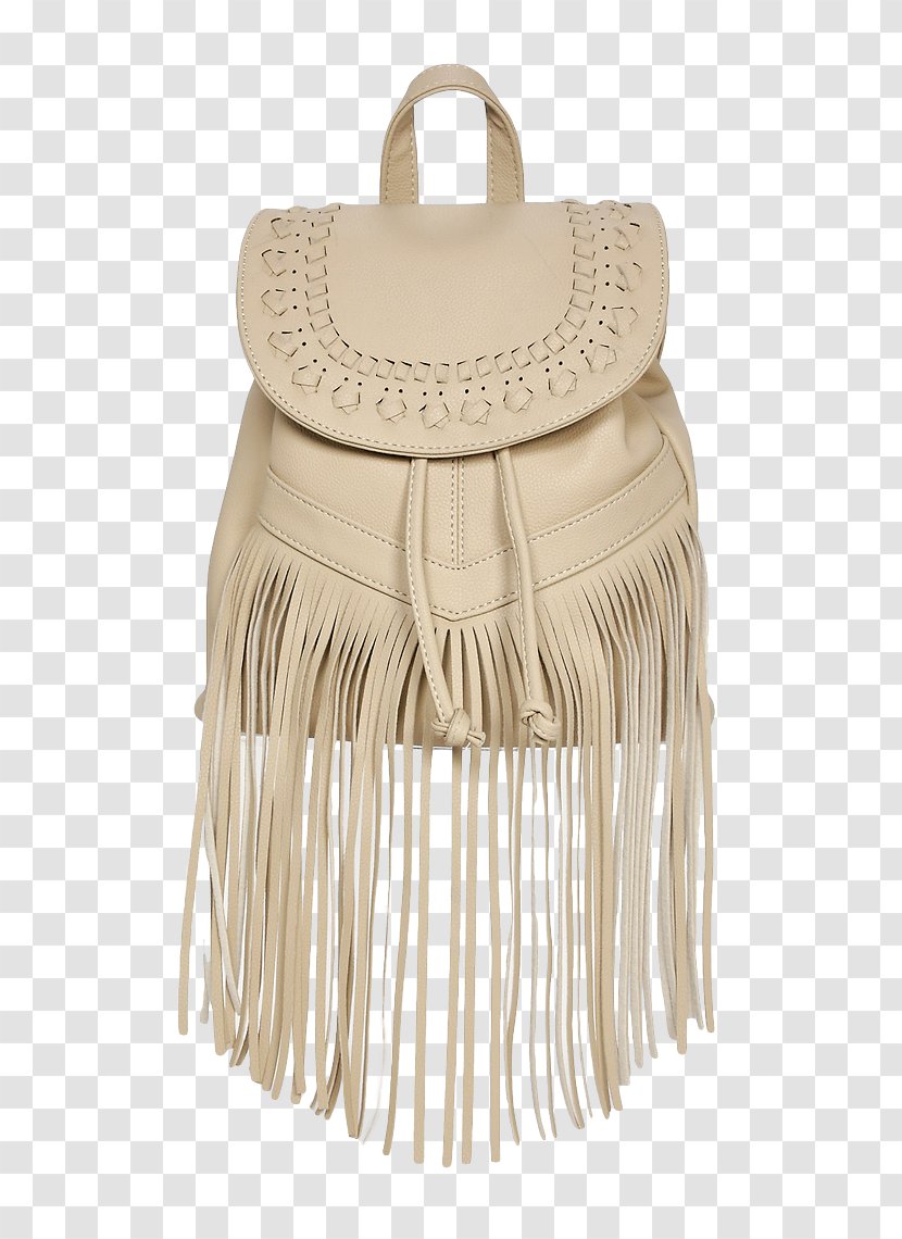 Handbag Fringe Backpack Tassel Embellishment - Clothing Accessories Transparent PNG
