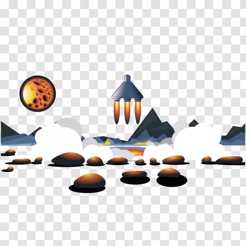 Spacecraft Outer Space Takeoff - Recreation - Vector Login Transparent PNG
