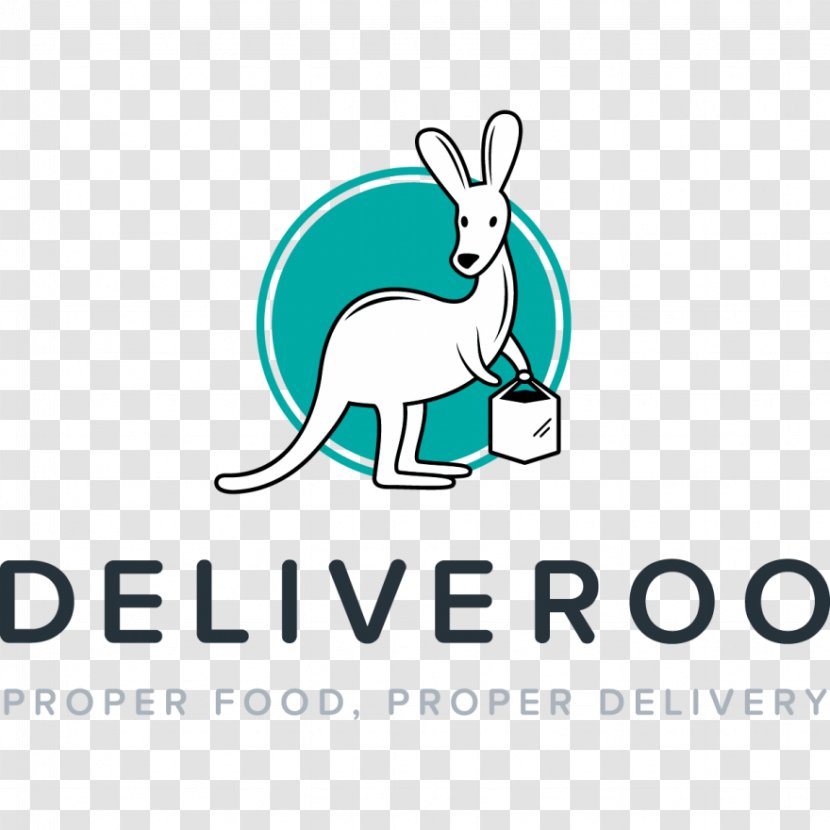 Deliveroo Take-out Food Delivery Business - Logo - English Newspaper Transparent PNG