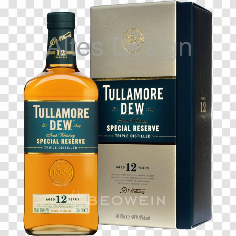 Irish Whiskey Tullamore Dew Malt Whisky - Single Transparent PNG