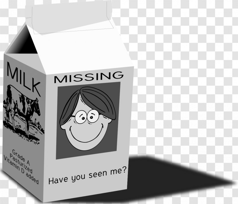 Photo On A Milk Carton Missing Person Clip Art - Wanted Poster Transparent PNG