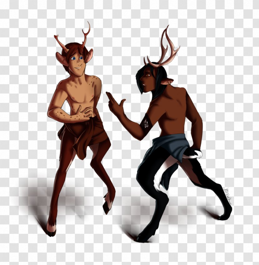 Faun Nymphs And Satyr Drawing Greek Mythology - Joint - Fantasy Forest Transparent PNG