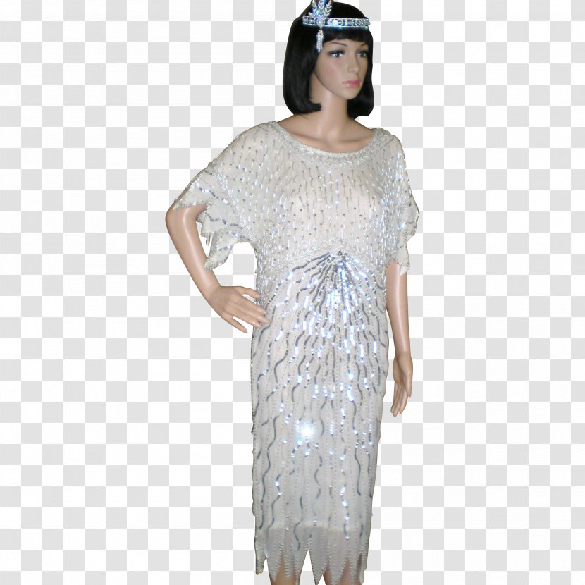 1920s Dress Clothing Costume Flapper - Evening Gown - Gatsby Transparent PNG