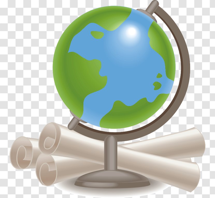 Icon - Green - Cartoon Earth Transparent PNG