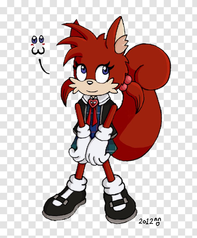 Squirrel Sonic Mania The Hedgehog Princess Sally Acorn Rush - Shoe Transparent PNG