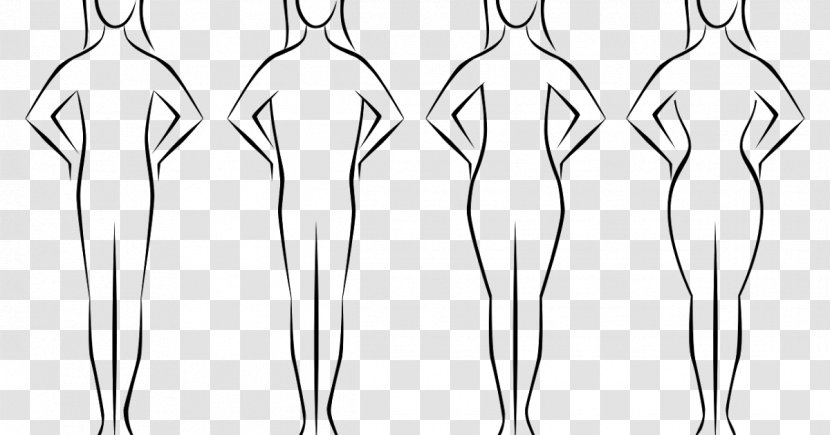 Female Body Shape Human Woman Waist - Cartoon Transparent PNG