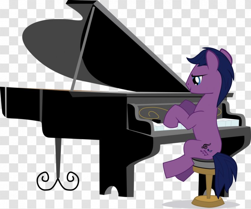 Pony Unicorn Piano Horse Rarity - Player Transparent PNG