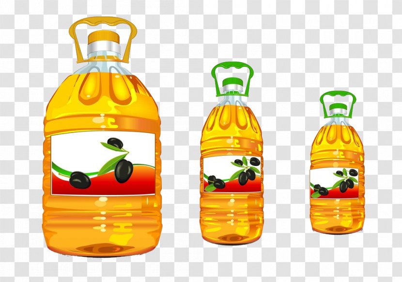 Bottle Sunflower Oil Royalty-free - Seed - Three Bottles Of Olive Transparent PNG