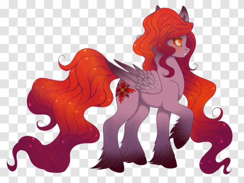 Pony Horse DeviantArt Illustration Sunset - Fictional Character - My Pretty Transparent PNG