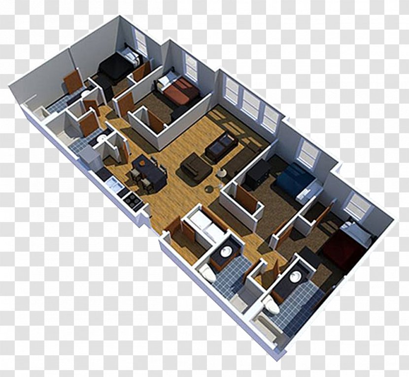 Monroe Apartments Missouri State University Dormitory House - Apartment Transparent PNG