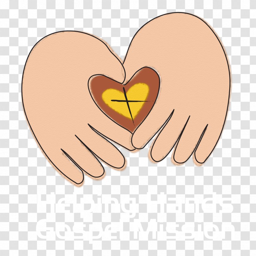Wisconsin Rapids Hand Finger Thumb Clip Art - Heart - Help Others Transparent PNG