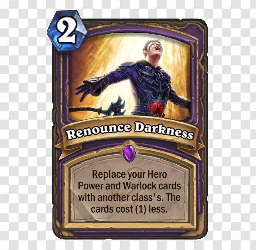 Hearthstone Renounce Darkness Gnomeferatu Simulacrum Pyroblast - Label Transparent PNG