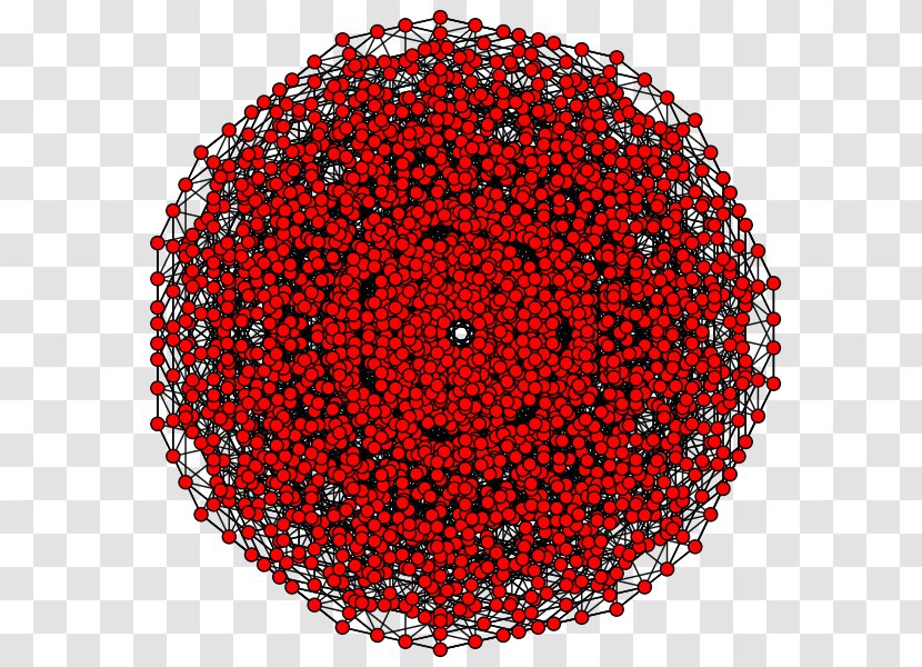 6-simplex Geometry 6-polytope - Red Transparent PNG