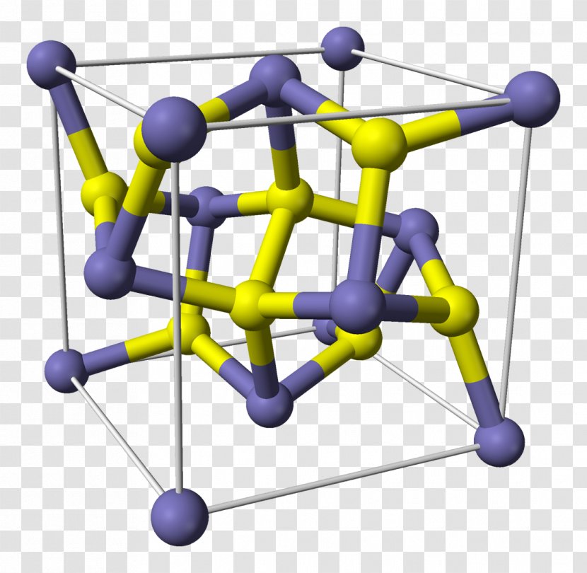 Pyrite Crystal Structure Disulfide - Cube - Atomic Transparent PNG