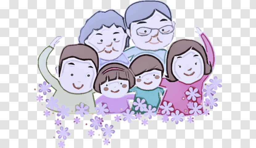 Cartoon People Cheek Friendship Clip Art - Smile Child Transparent PNG