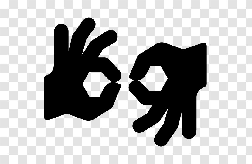 Sign Language Interpretation - Silhouette - Symbol Transparent PNG