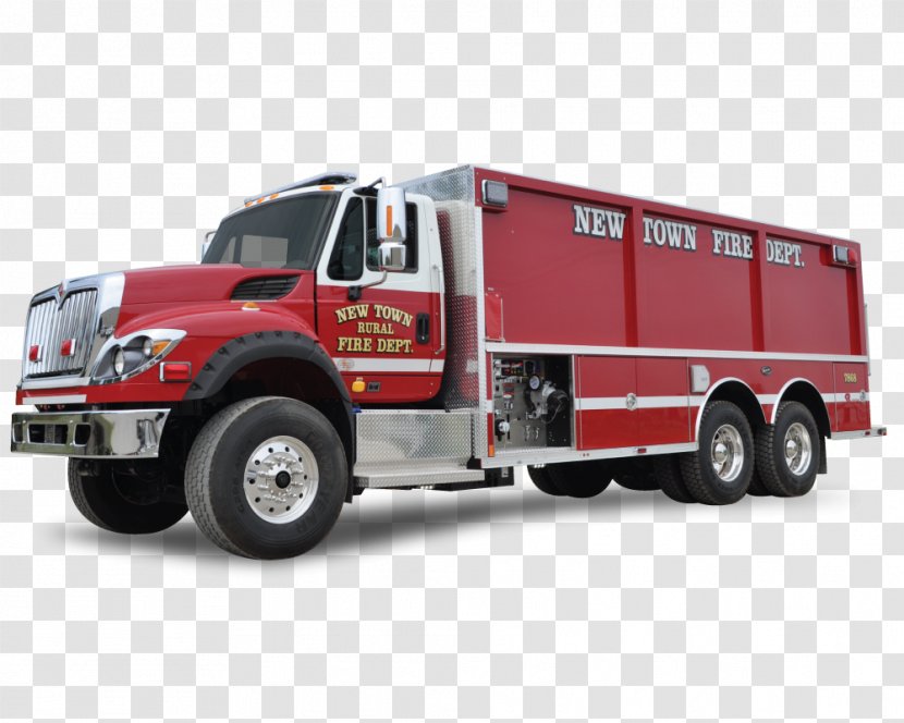 Fire Engine Department Car North Dakota Hose Reel - Emergency Vehicle Transparent PNG