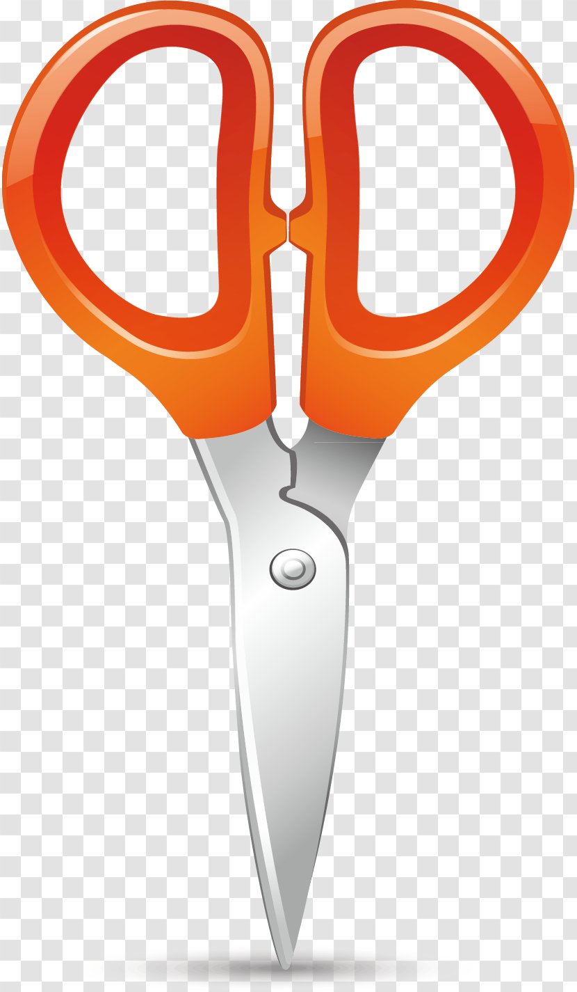 Scissors Orange Vecteur - Vector Transparent PNG