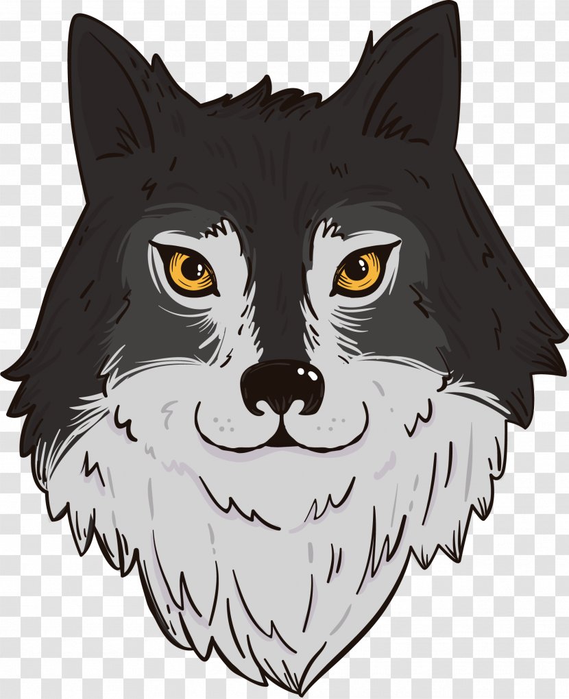 Siberian Husky Whiskers Illustration - Red Fox - Cute Avatar Transparent PNG