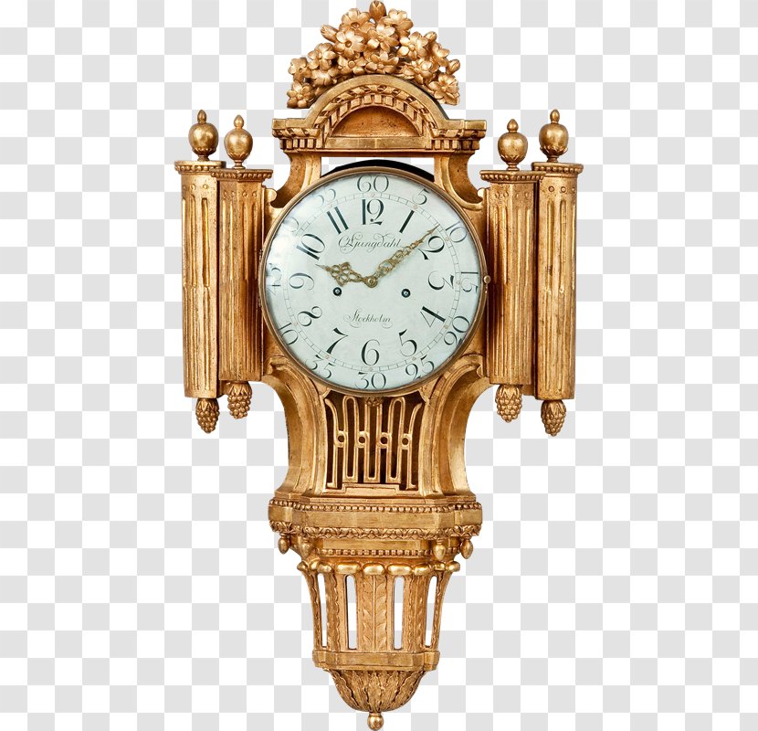 Table Clock Antique Painting Watch - Pendulum - Ki Transparent PNG