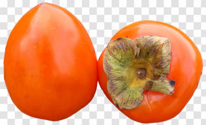 Japanese Persimmon Vegetarian Cuisine Fruit Food - Ripening - Persimmons Image Transparent PNG