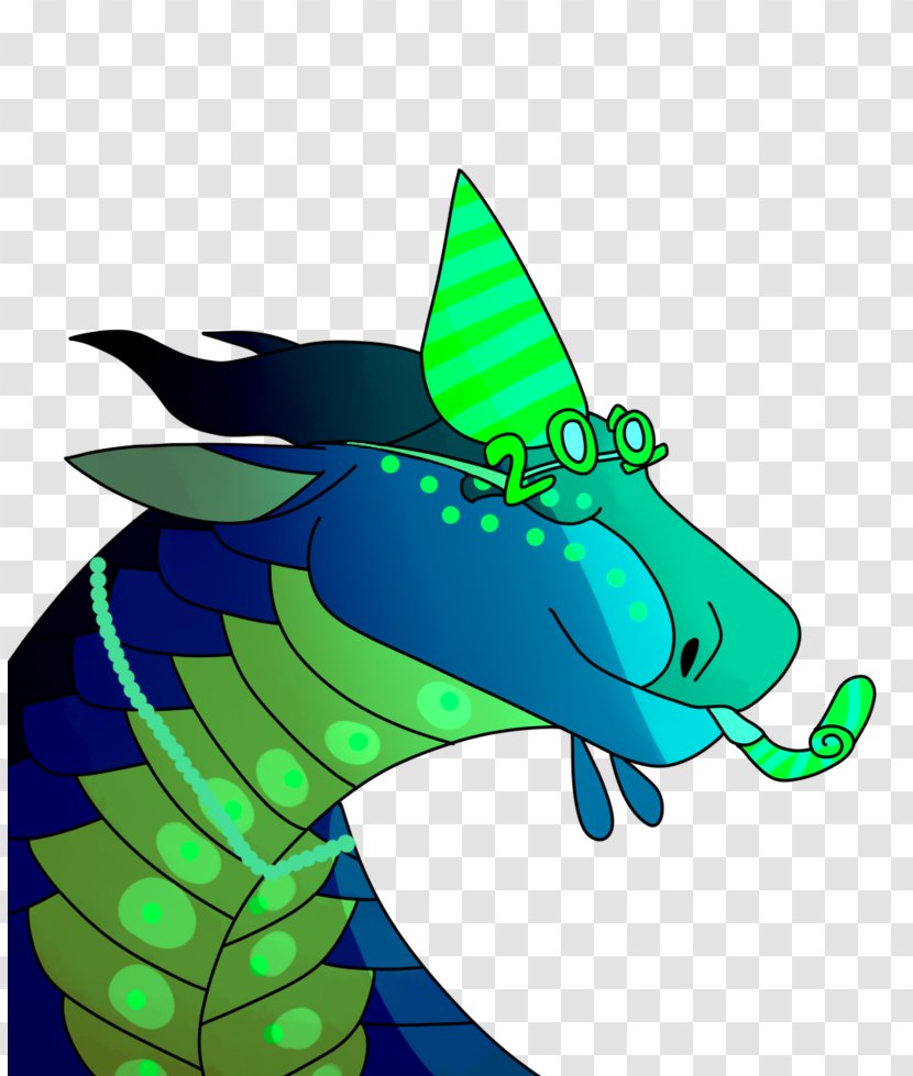 Fish Dragon .cf Clip Art - Green - Good Times Transparent PNG