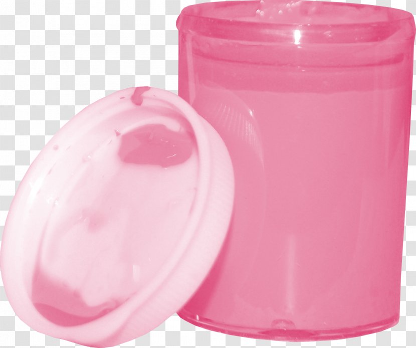 Painting Pigment Bottle - Gratis - Pink Paint Transparent PNG