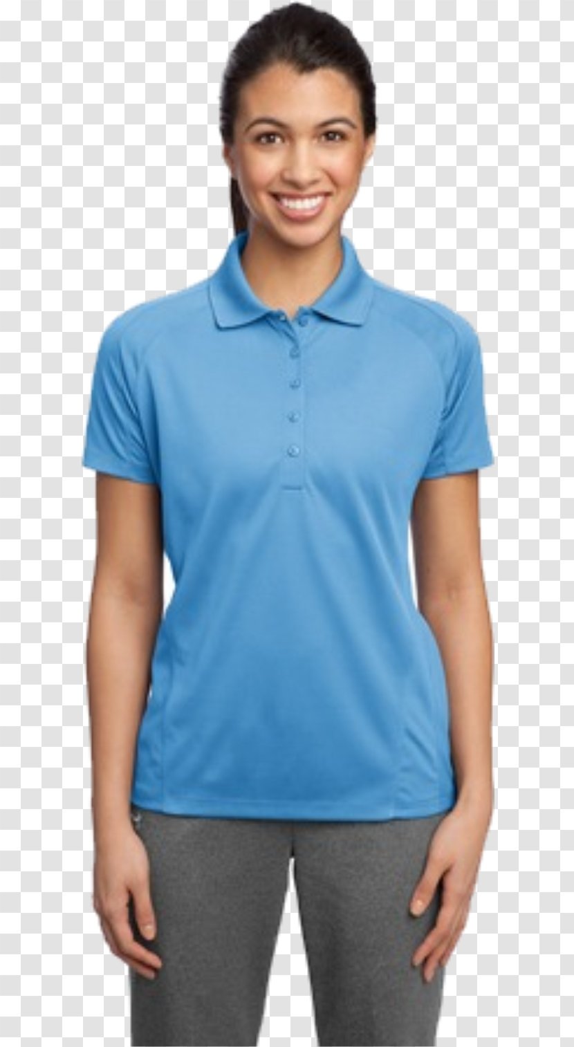 T-shirt Sport-Tek L474 Ladies Dri-Mesh Pro Polo Shirt - Shoulder - Tshirt Transparent PNG