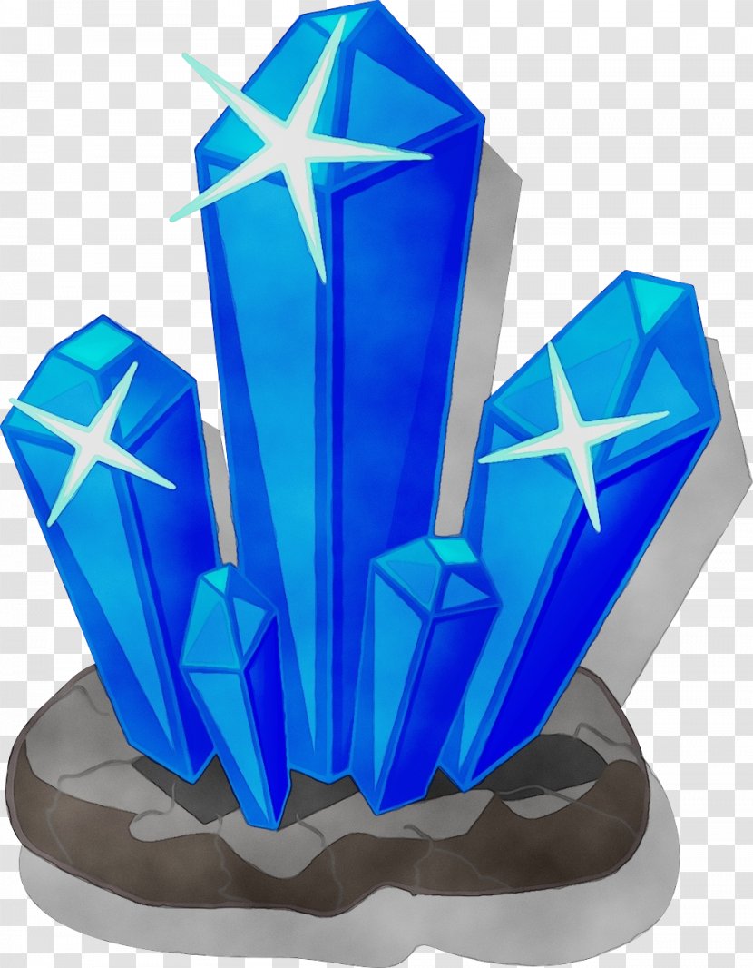 Watercolor Background - Trophy Electric Blue Transparent PNG