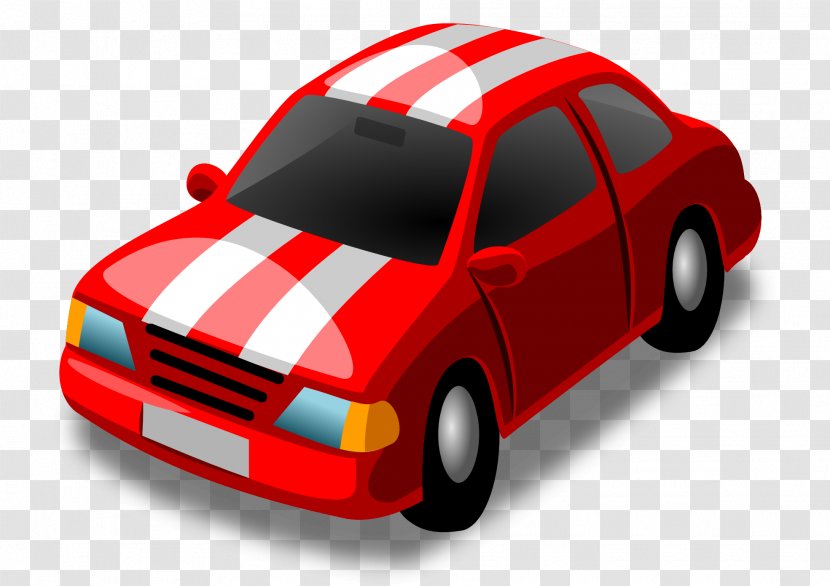 Model Car Toy Clip Art - Stockxchng - Red Cliparts Transparent PNG