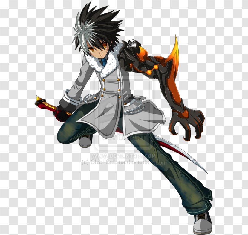 Elsword Fan Art DeviantArt - Silhouette Transparent PNG