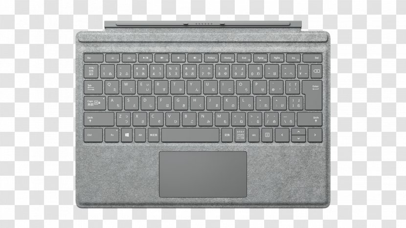 Computer Keyboard Laptop Surface Studio Microsoft Pro 4 Type Cover - Component Transparent PNG