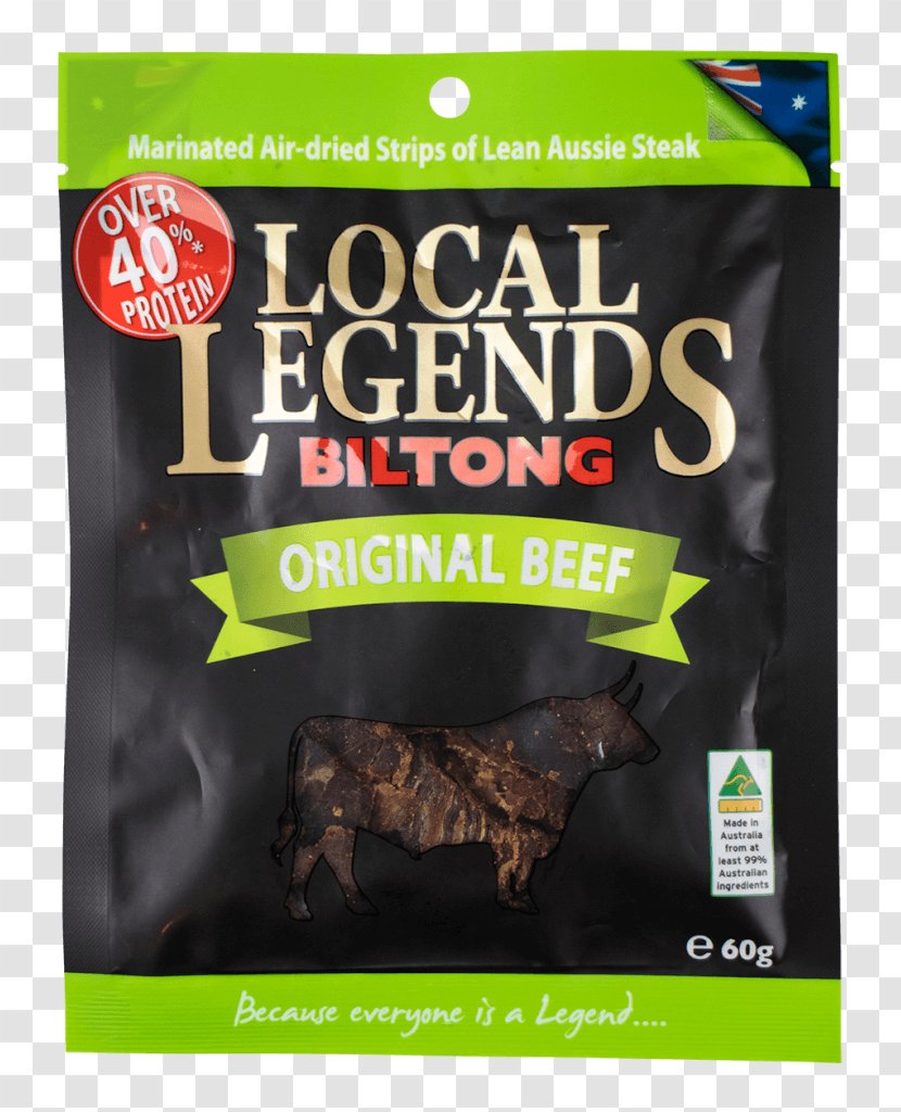 Jerky Biltong Flavor Meat Beef - Ingredient Transparent PNG