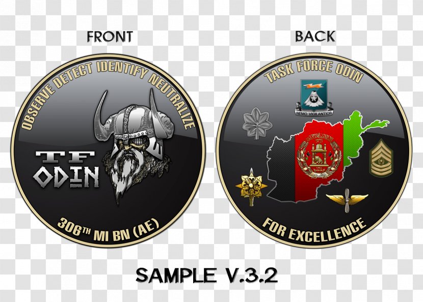 Challenge Coin PlayStation 2 704th Military Intelligence Brigade Task Force ODIN - Medal Transparent PNG
