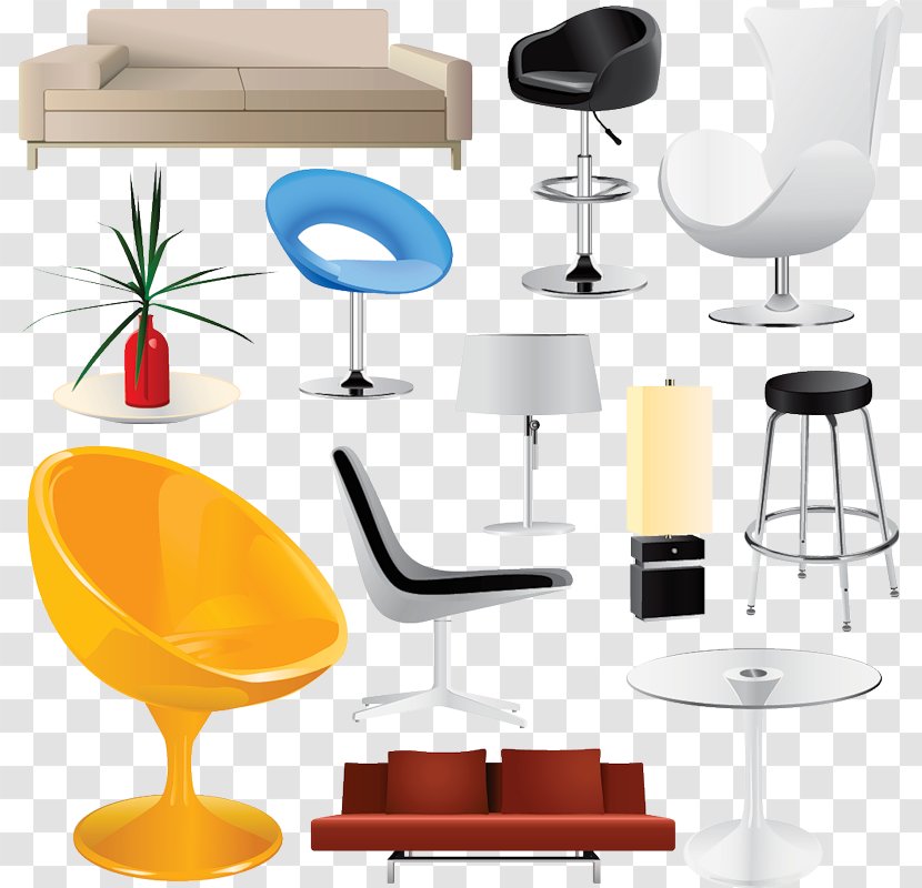Decorative Arts Interior Design Services Clip Art - Chair Transparent PNG