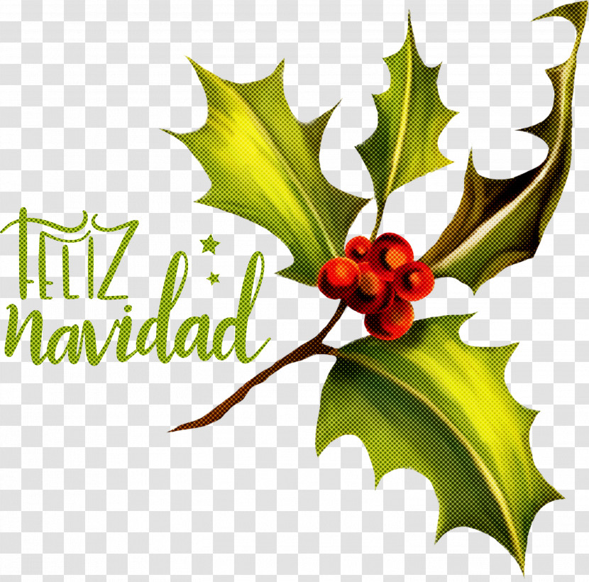 Feliz Navidad Merry Christmas Transparent PNG