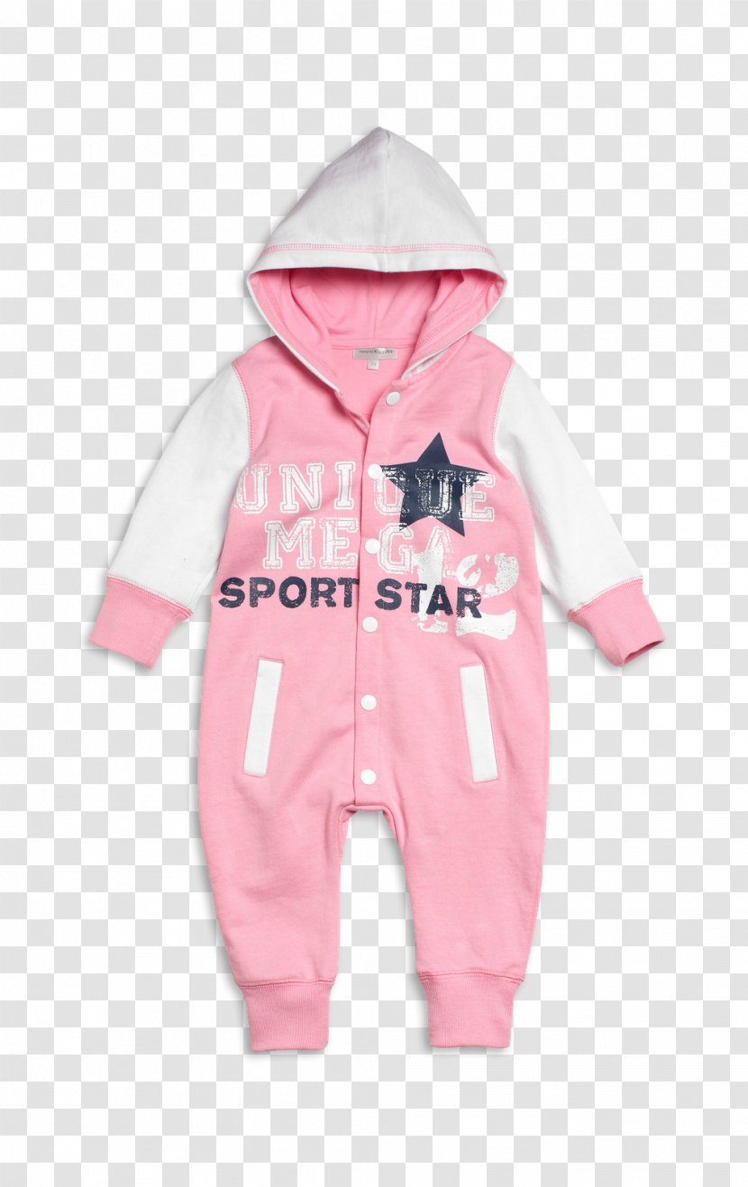 Hoodie Pajamas Baby & Toddler One-Pieces Dungarees Pink M - Bodysuit - Kappa Transparent PNG