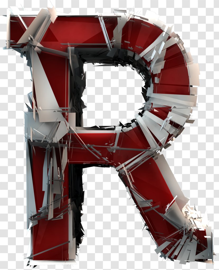 Letter Typeface Three-dimensional Space 3D Computer Graphics - Rendering Transparent PNG