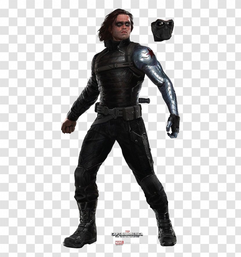 Captain America Bucky Barnes - Silhouette - Winter Soldier Transparent Image Transparent PNG
