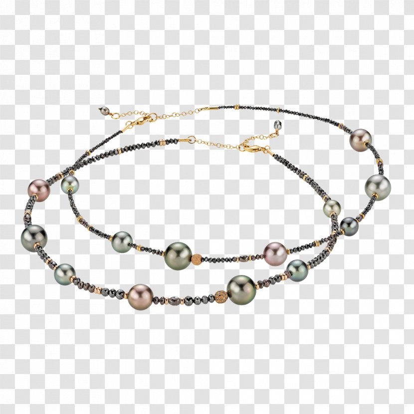 Pearl Necklace Jewellery Chain Bracelet - Carat Transparent PNG
