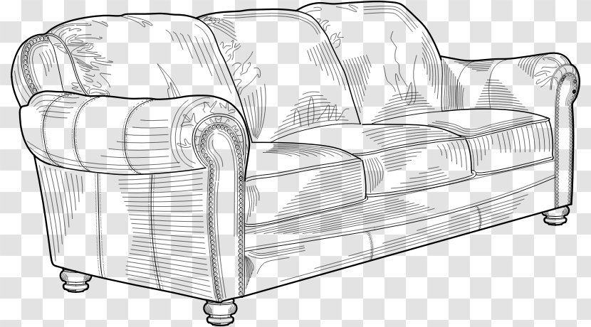 Couch Furniture Clip Art - Studio - Table Transparent PNG